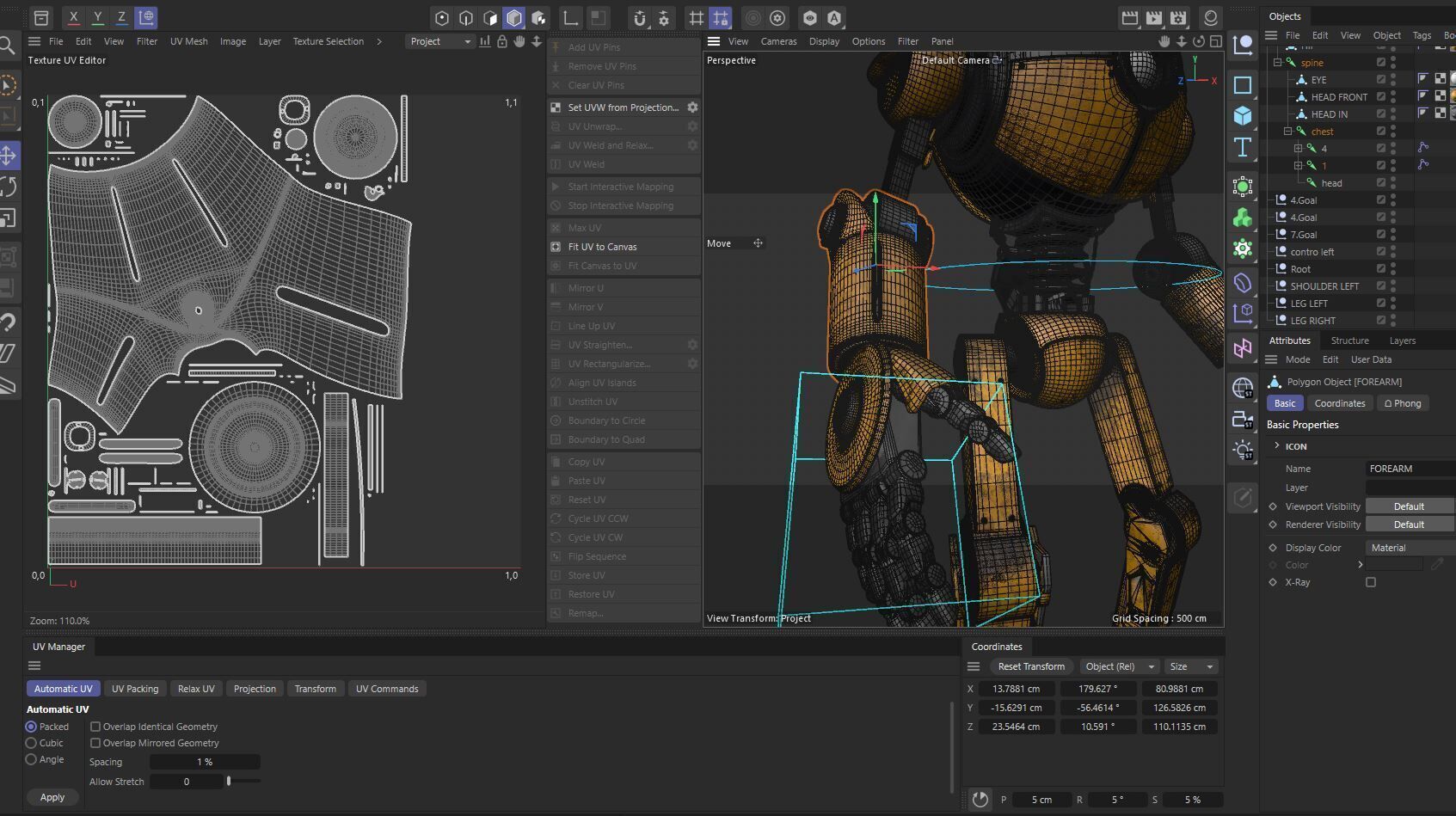 Retro Style 3D Robot Model Low-poly 3D model_20