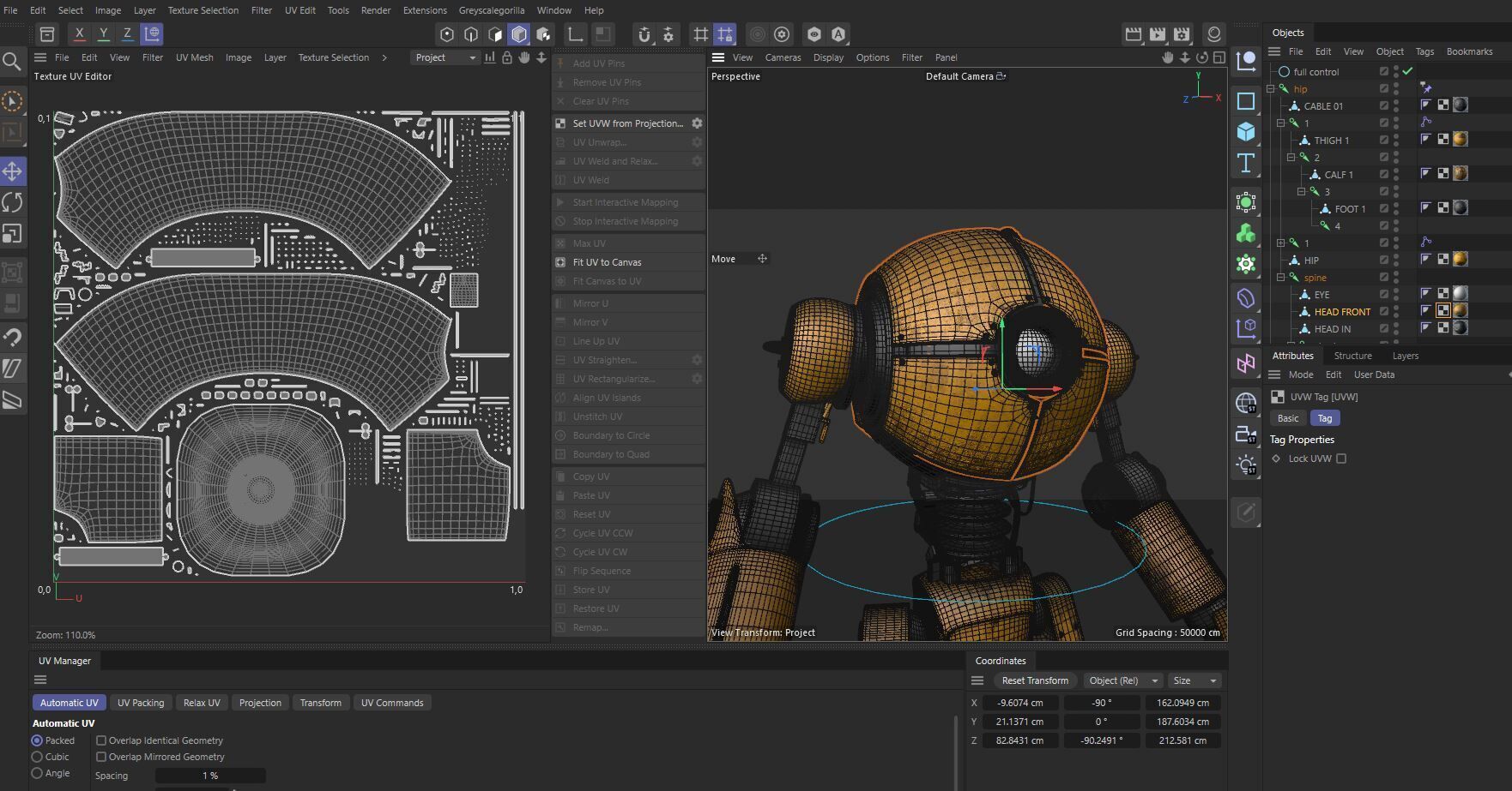 Retro Style 3D Robot Model Low-poly 3D model_17
