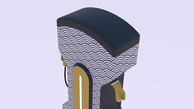 EV charger XIX PBR 3D model 7
