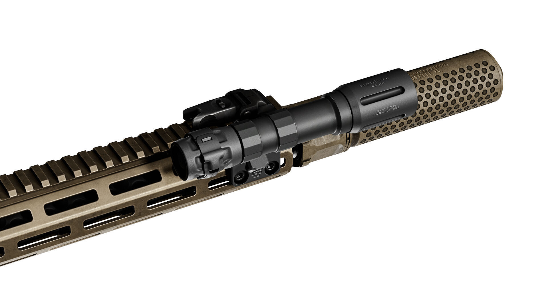 FUEL MODLITE RIFLE LIGHT PACK Low-poly 3D model_4