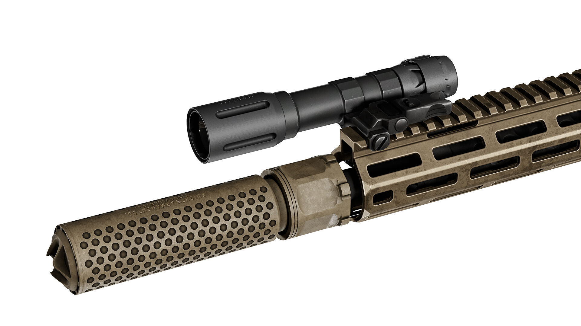 FUEL MODLITE RIFLE LIGHT PACK Low-poly 3D model_2