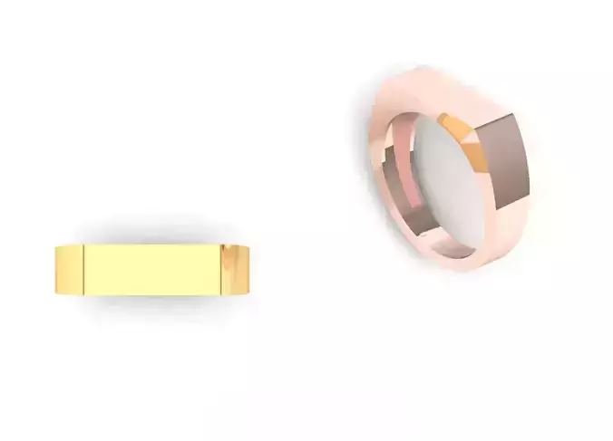 Simple ring 3D print model