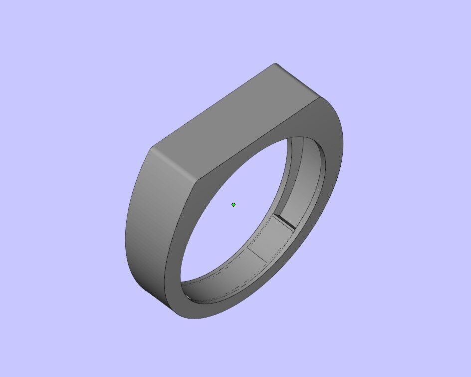 Simple ring 3D print model_1