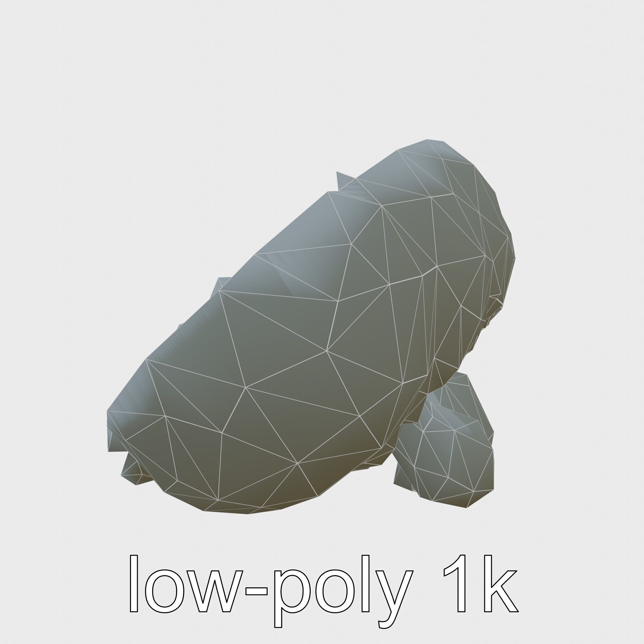 Crystal Geode Polished Cut Interior Model Low-poly 3D model_10