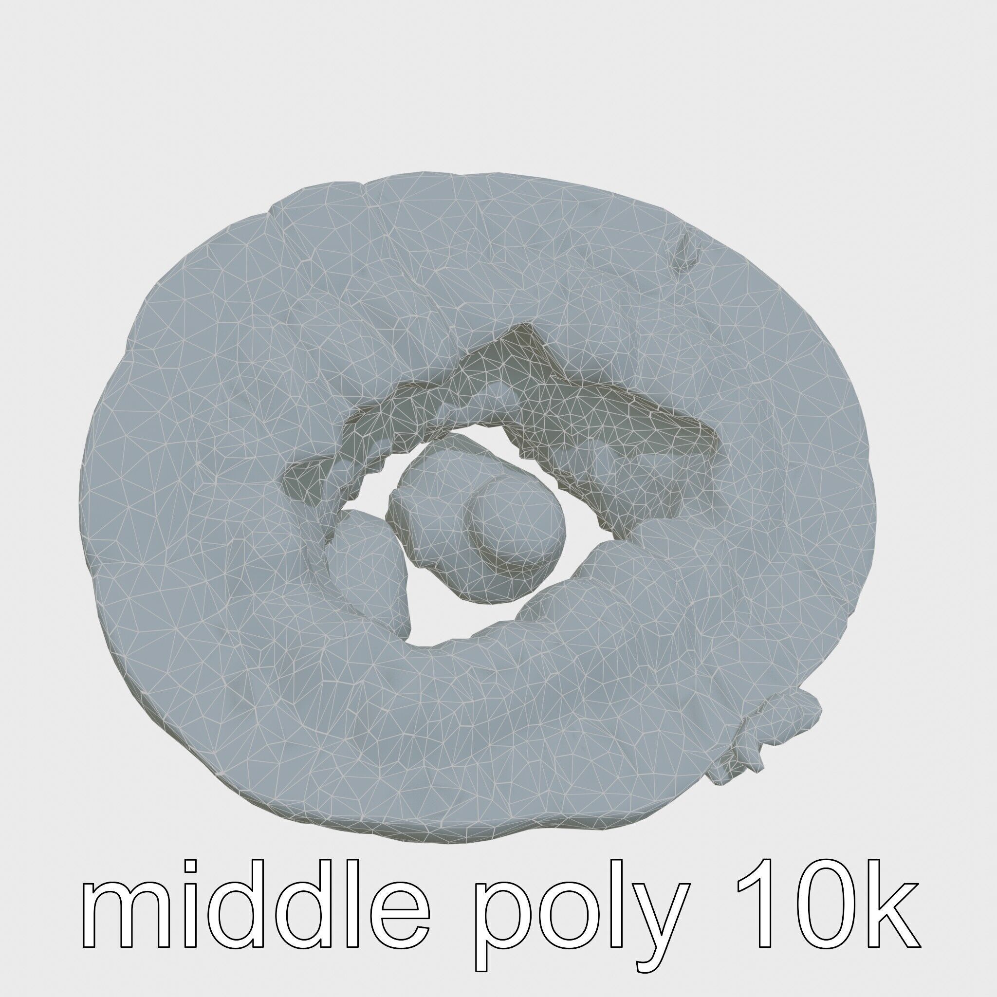 Crystal Geode Polished Cut Interior Model Low-poly 3D model_28
