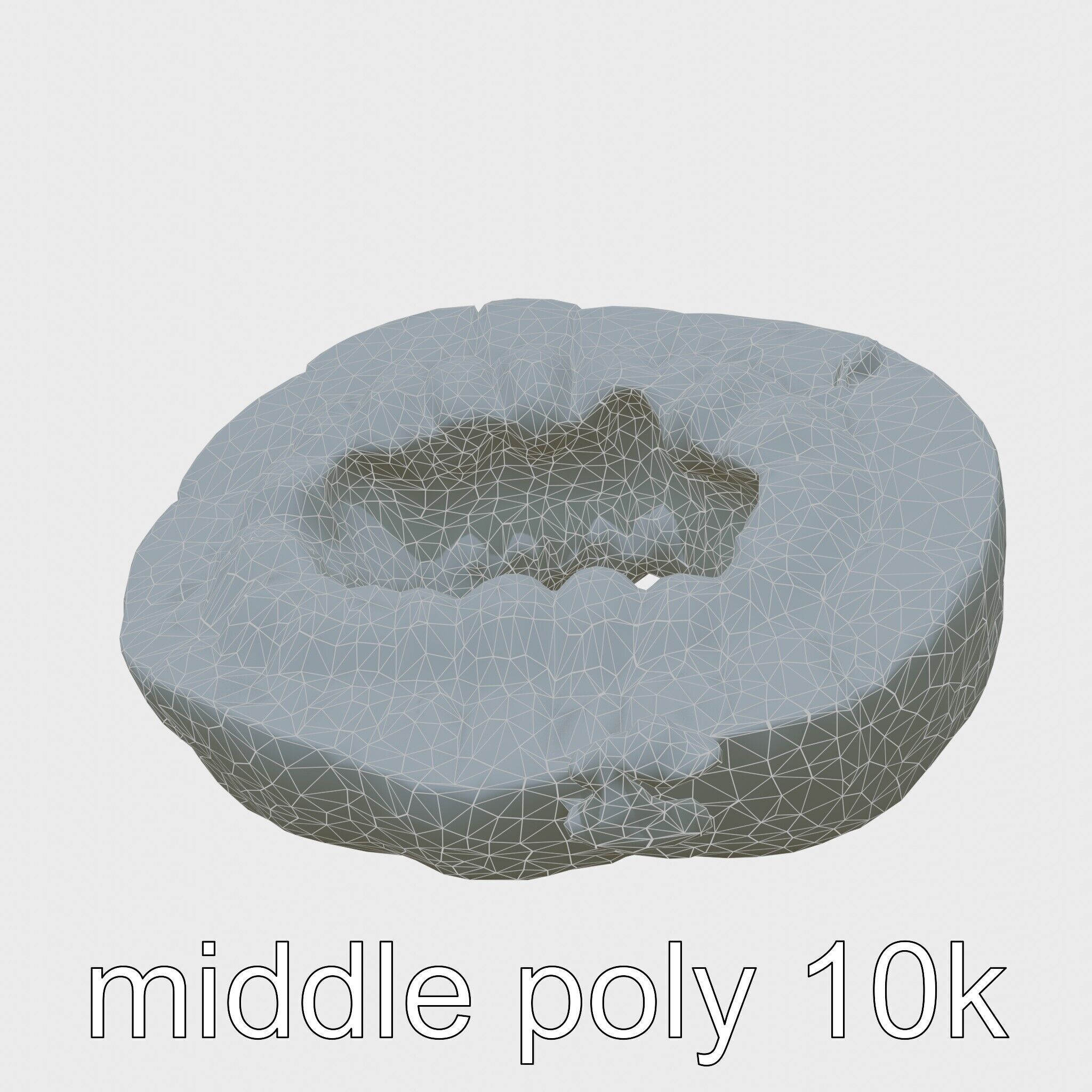Crystal Geode Polished Cut Interior Model Low-poly 3D model_31