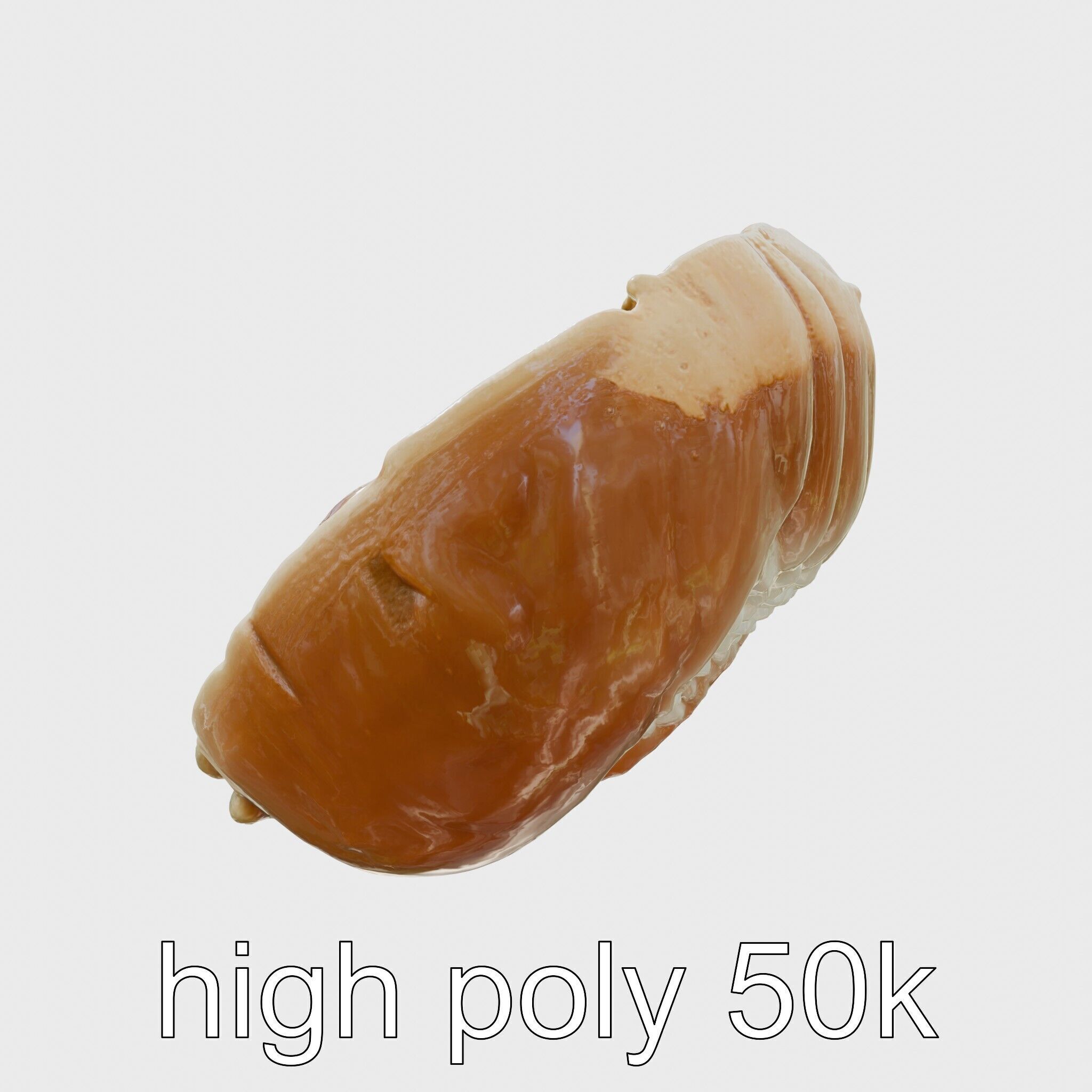 Crystal Geode Polished Cut Interior Model Low-poly 3D model_5