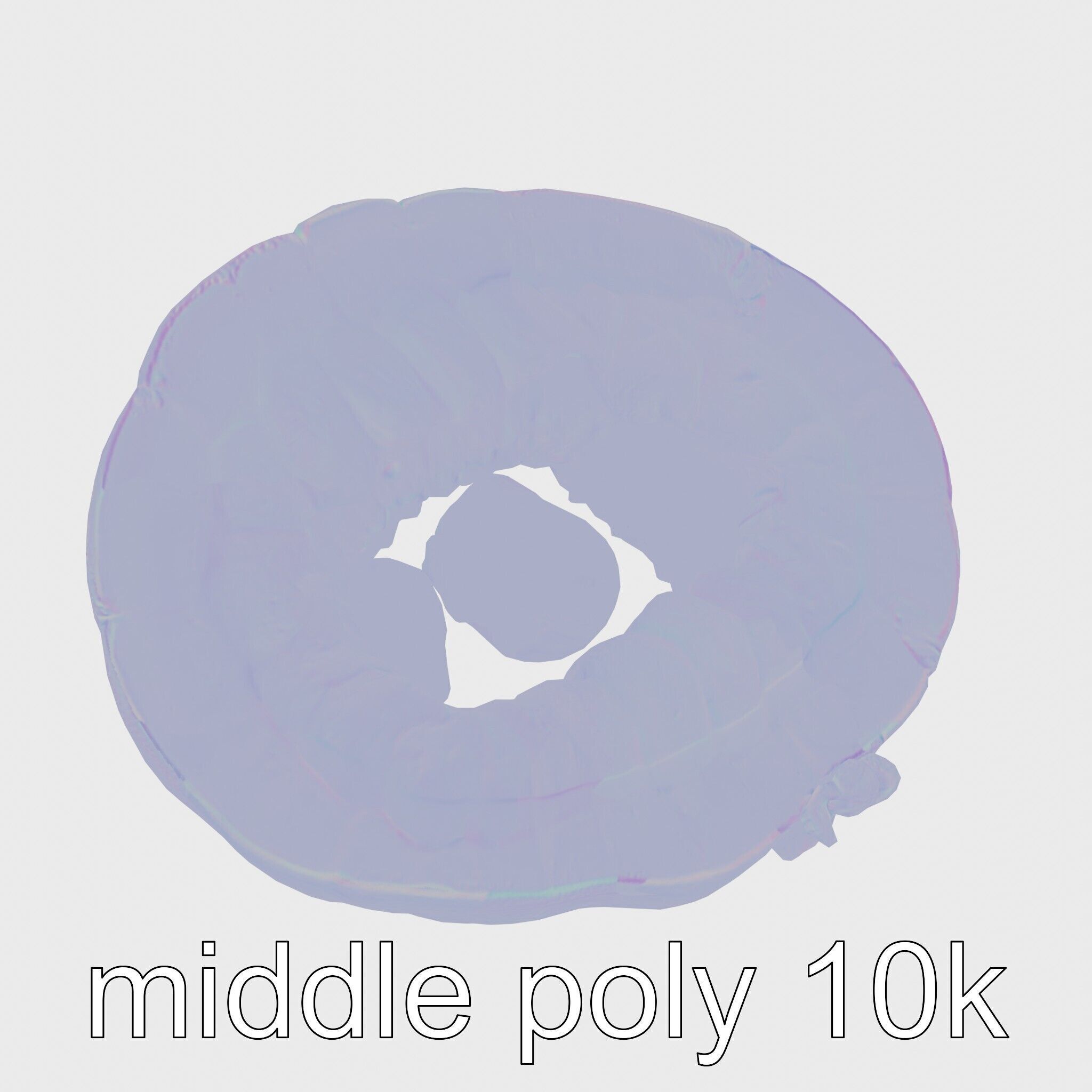 Crystal Geode Polished Cut Interior Model Low-poly 3D model_30