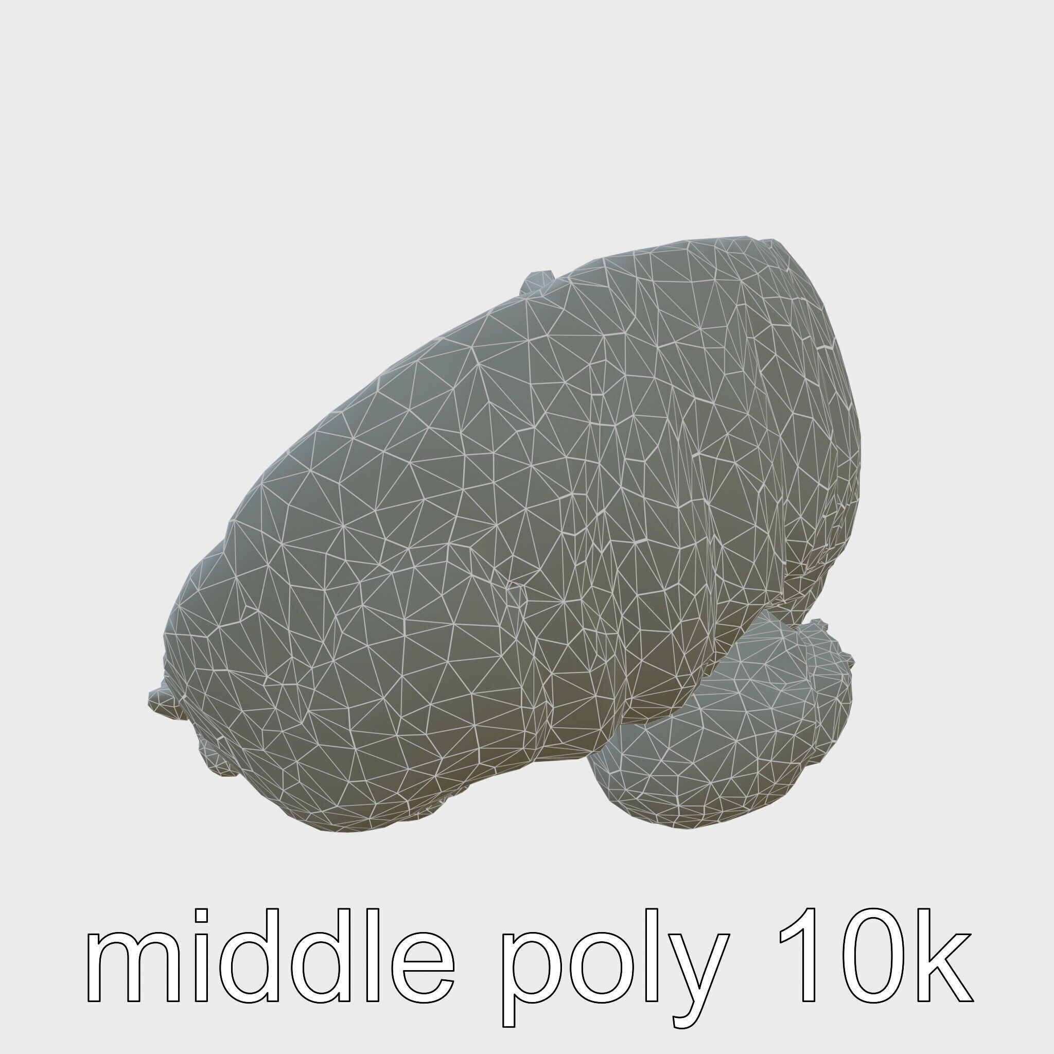 Crystal Geode Polished Cut Interior Model Low-poly 3D model_9
