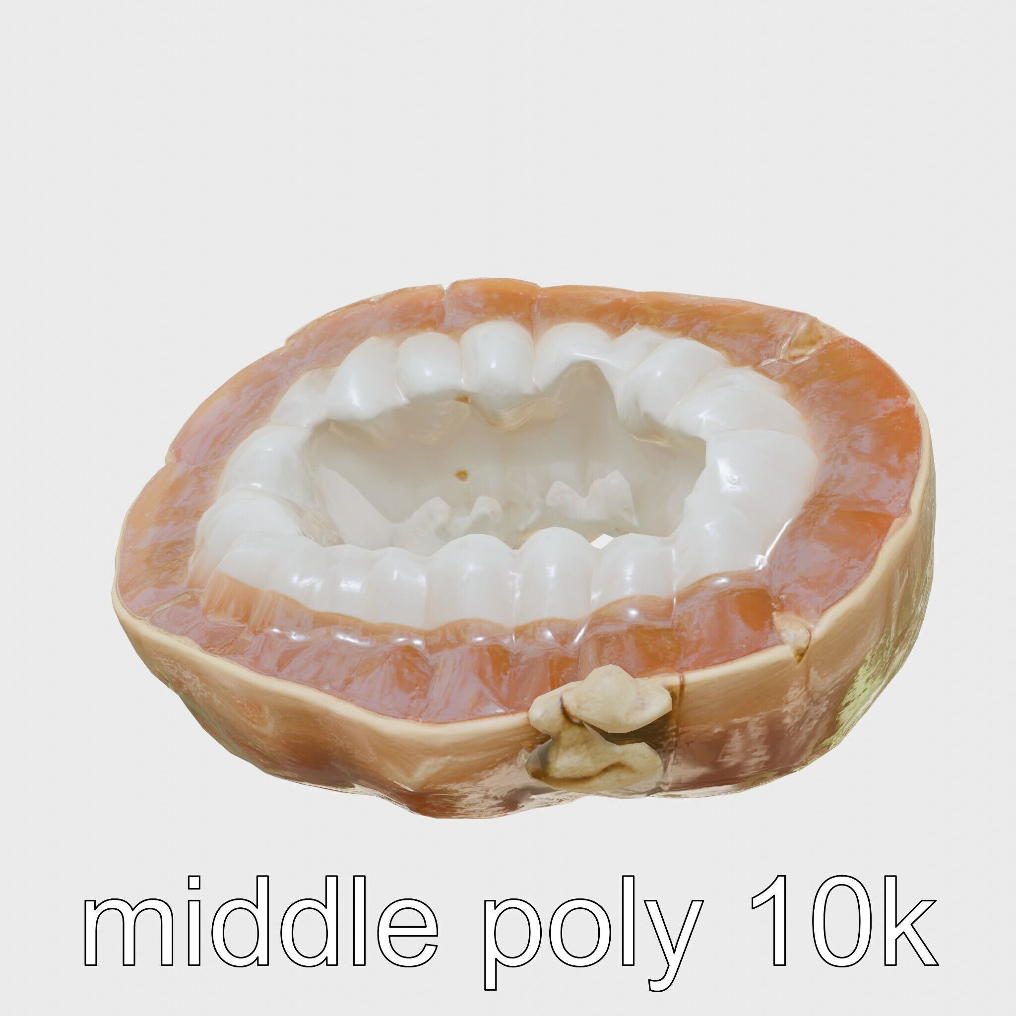 Crystal Geode Polished Cut Interior Model Low-poly 3D model_26