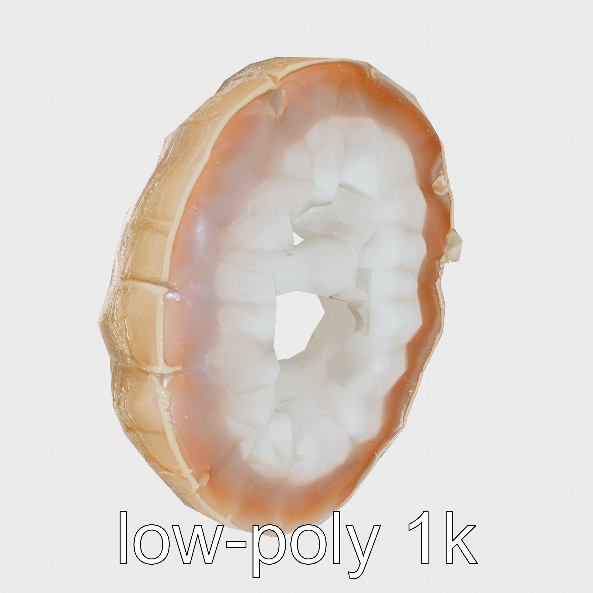 Crystal Geode Polished Cut Interior Model Low-poly 3D model_18