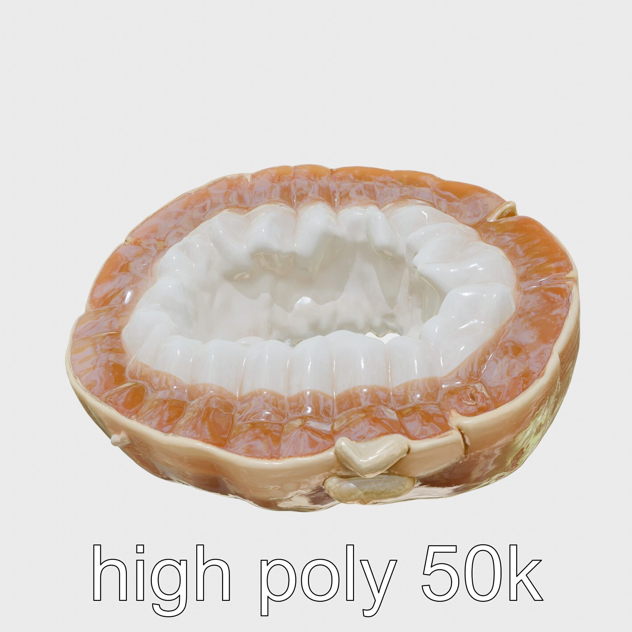 Crystal Geode Polished Cut Interior Model Low-poly 3D model_24