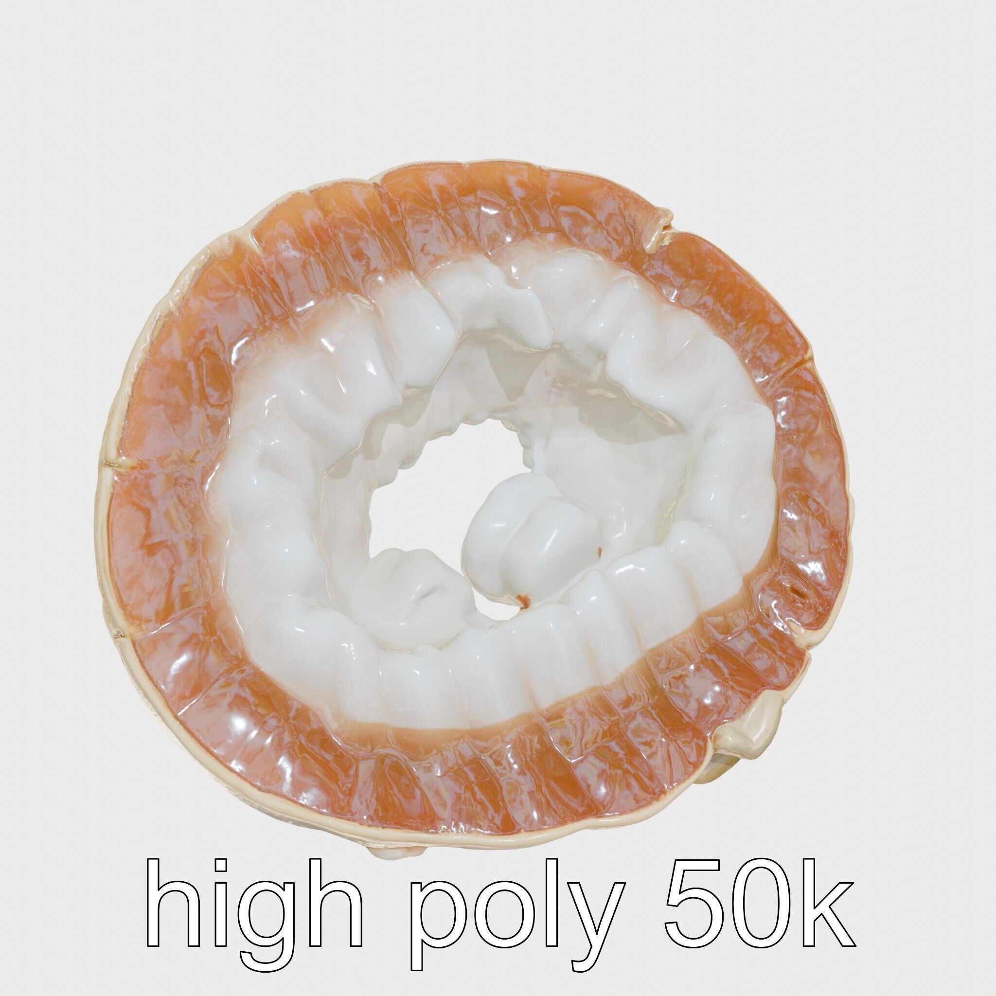 Crystal Geode Polished Cut Interior Model Low-poly 3D model_11