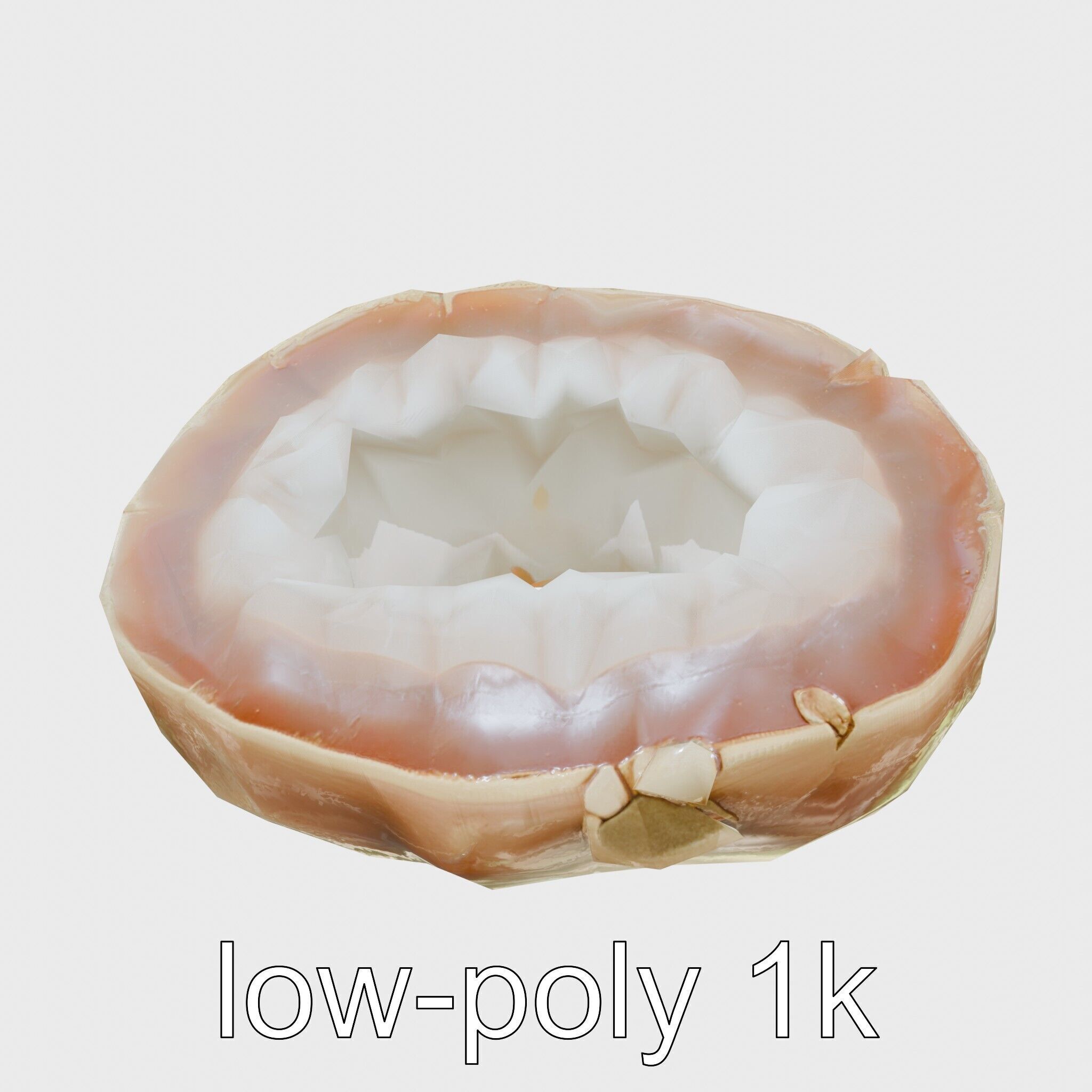 Crystal Geode Polished Cut Interior Model Low-poly 3D model_27