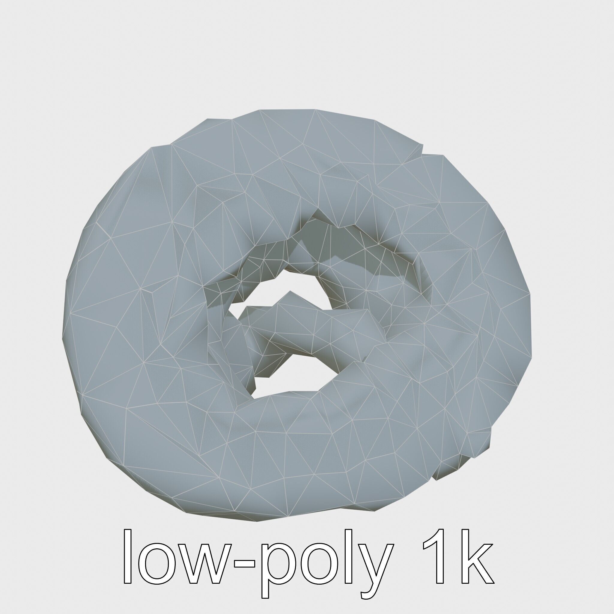 Crystal Geode Polished Cut Interior Model Low-poly 3D model_13