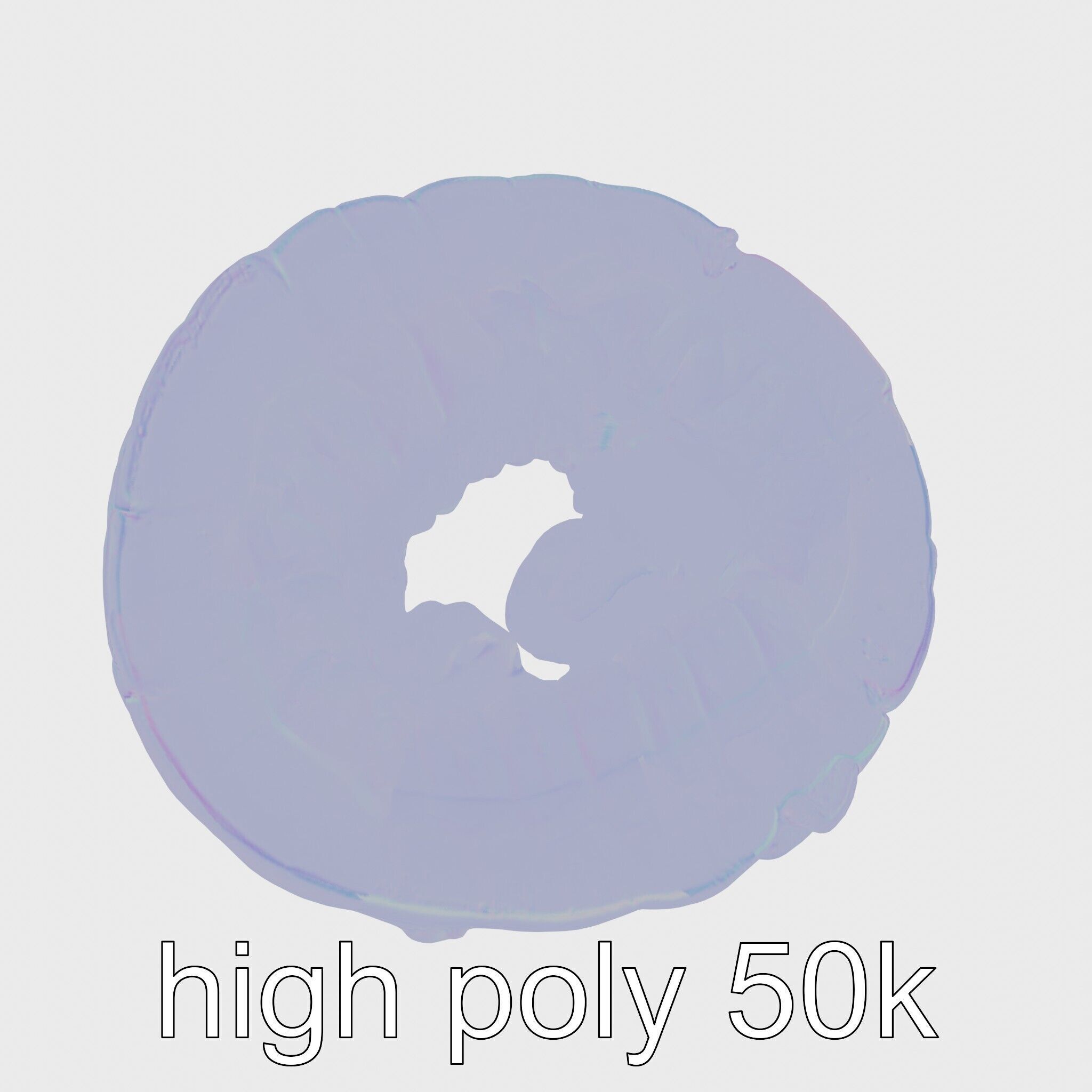 Crystal Geode Polished Cut Interior Model Low-poly 3D model_14