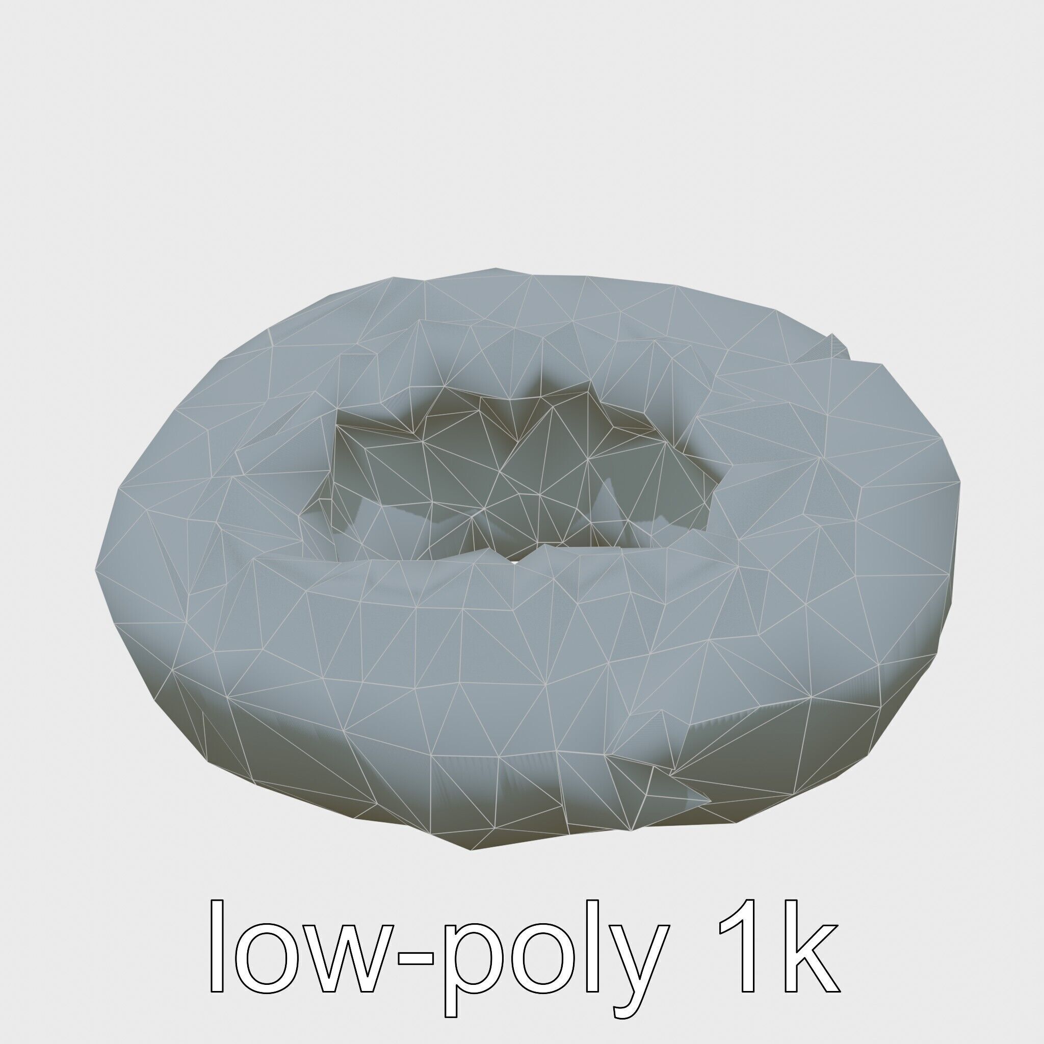 Crystal Geode Polished Cut Interior Model Low-poly 3D model_21
