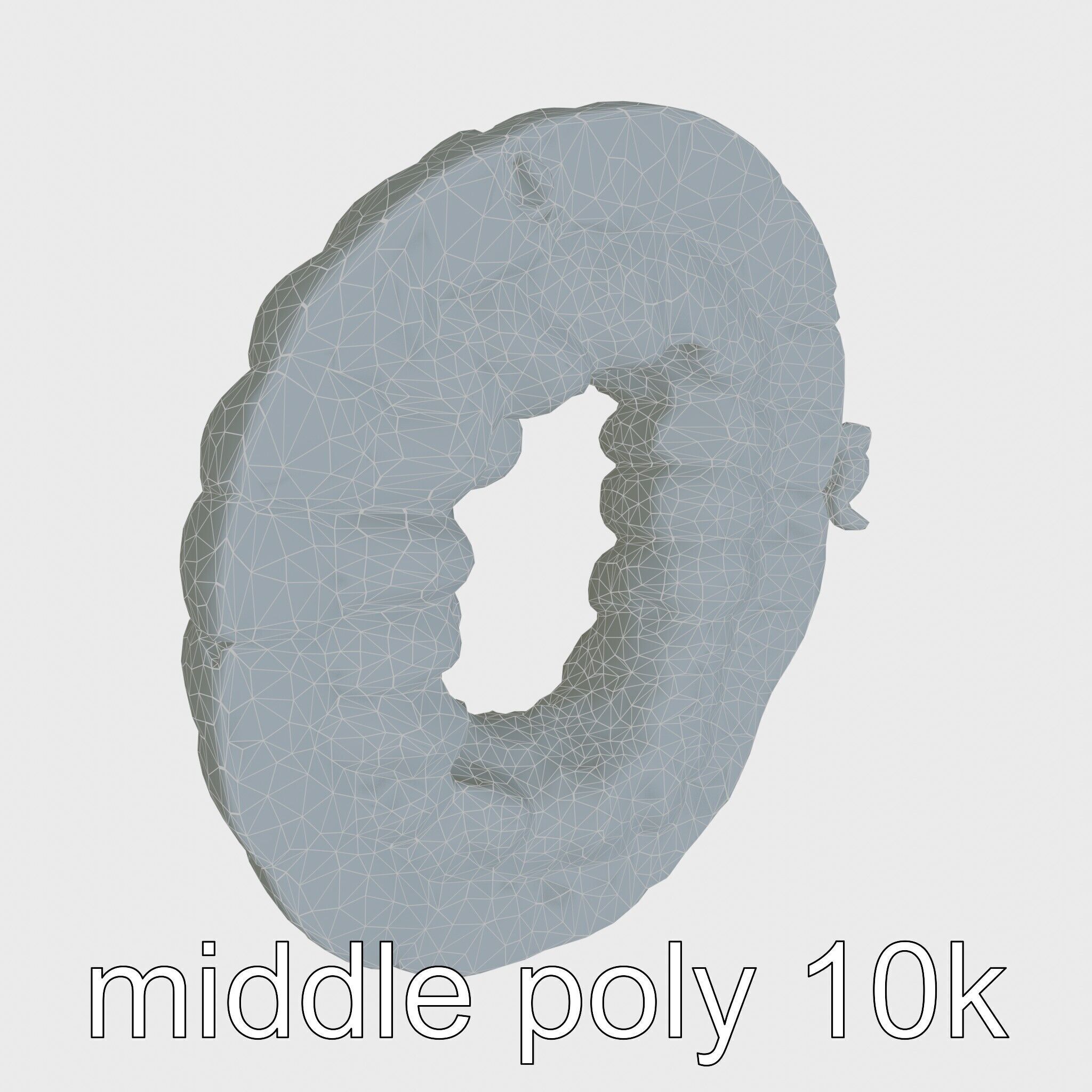 Crystal Geode Polished Cut Interior Model Low-poly 3D model_29