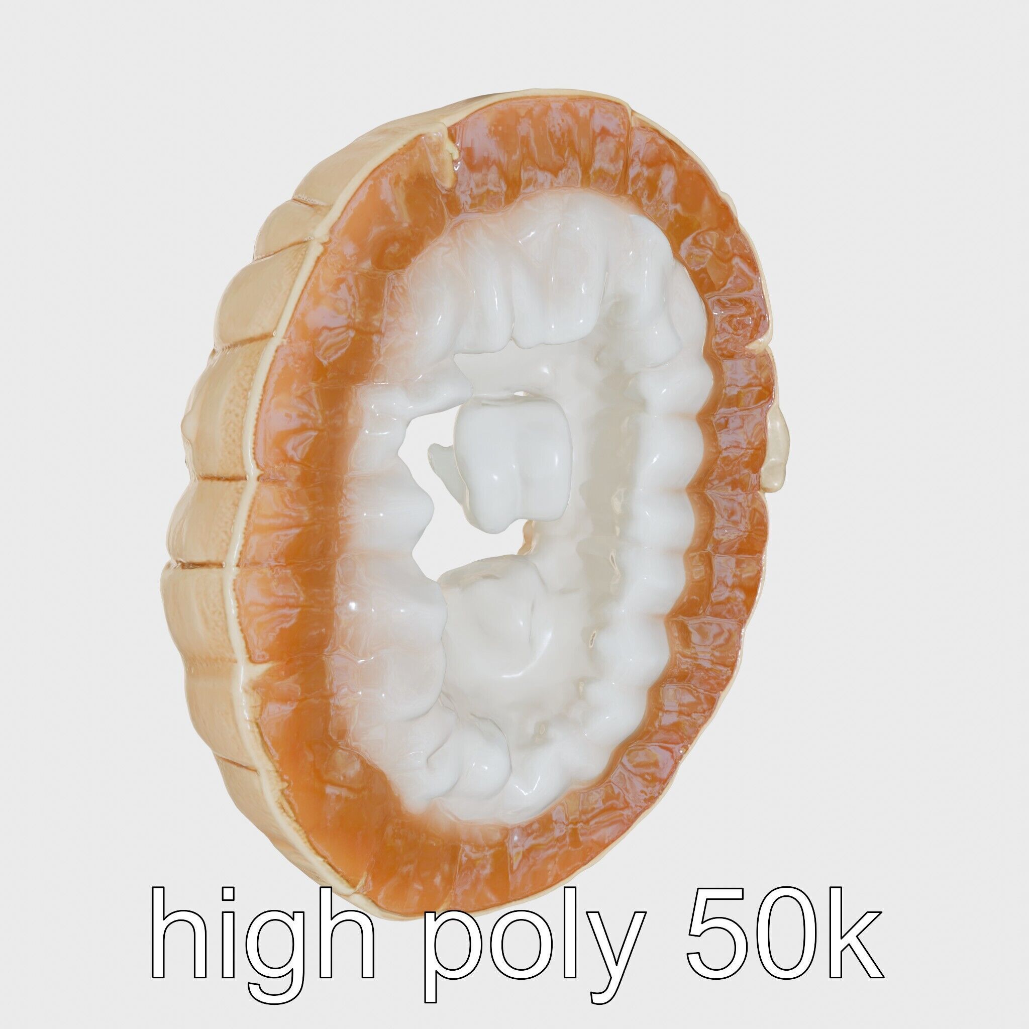 Crystal Geode Polished Cut Interior Model Low-poly 3D model_19