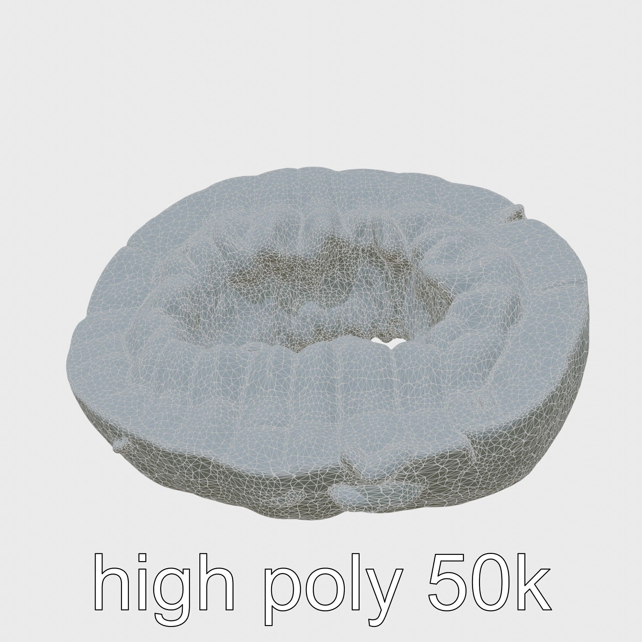 Crystal Geode Polished Cut Interior Model Low-poly 3D model_32