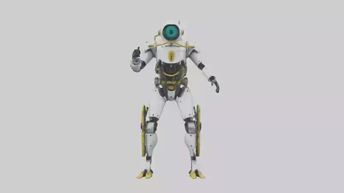 Robot version of a deepsea diver model