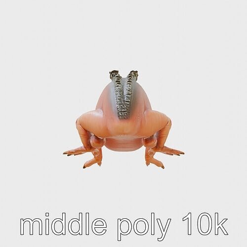 Fantasy Spiked Dinosaur Monster Model Low-poly 3D model