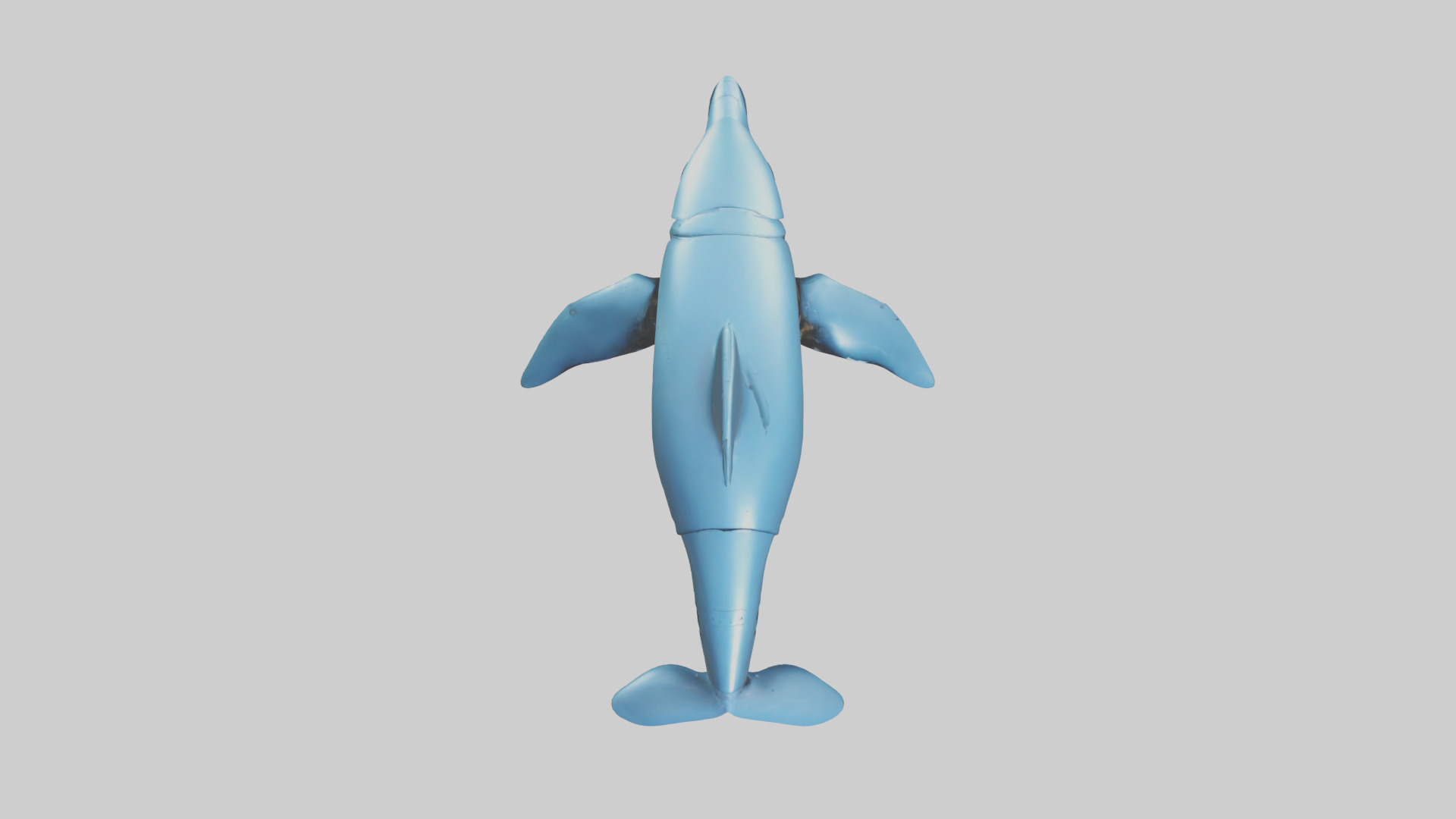 Robot version of a dolphin model Low-poly 3D model_14
