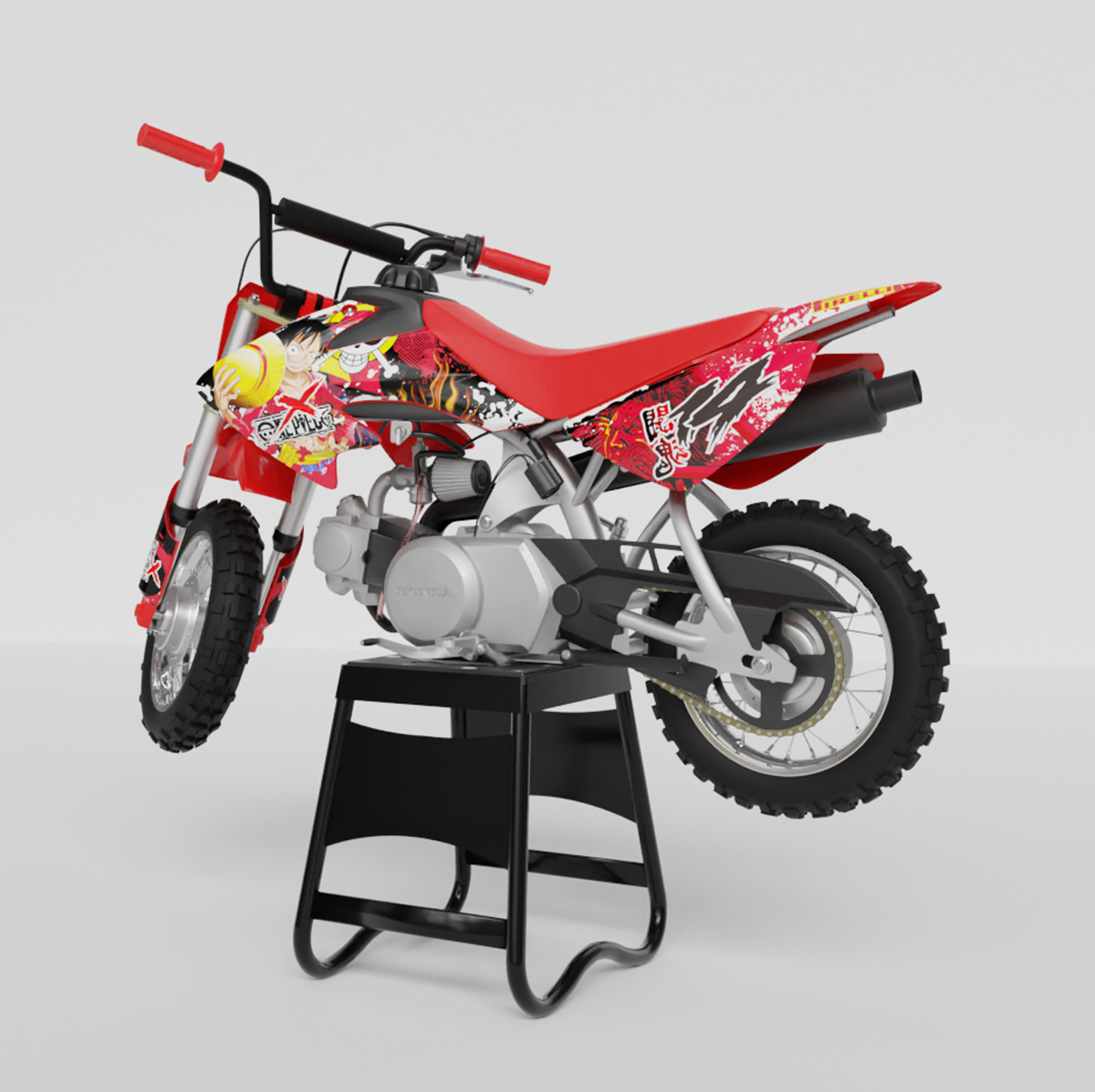 HONDA CRF 50 3D MODEL 3D model_7