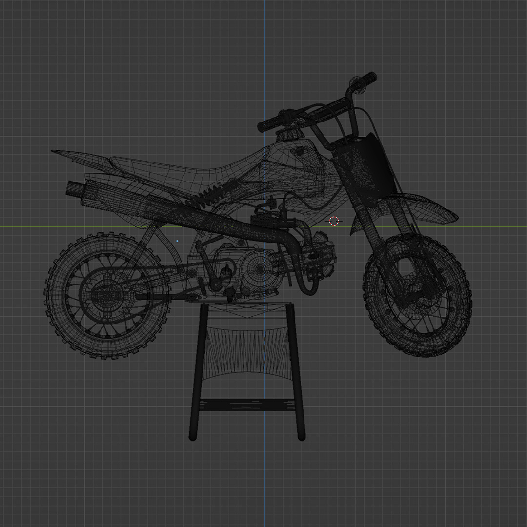 HONDA CRF 50 3D MODEL 3D model_1