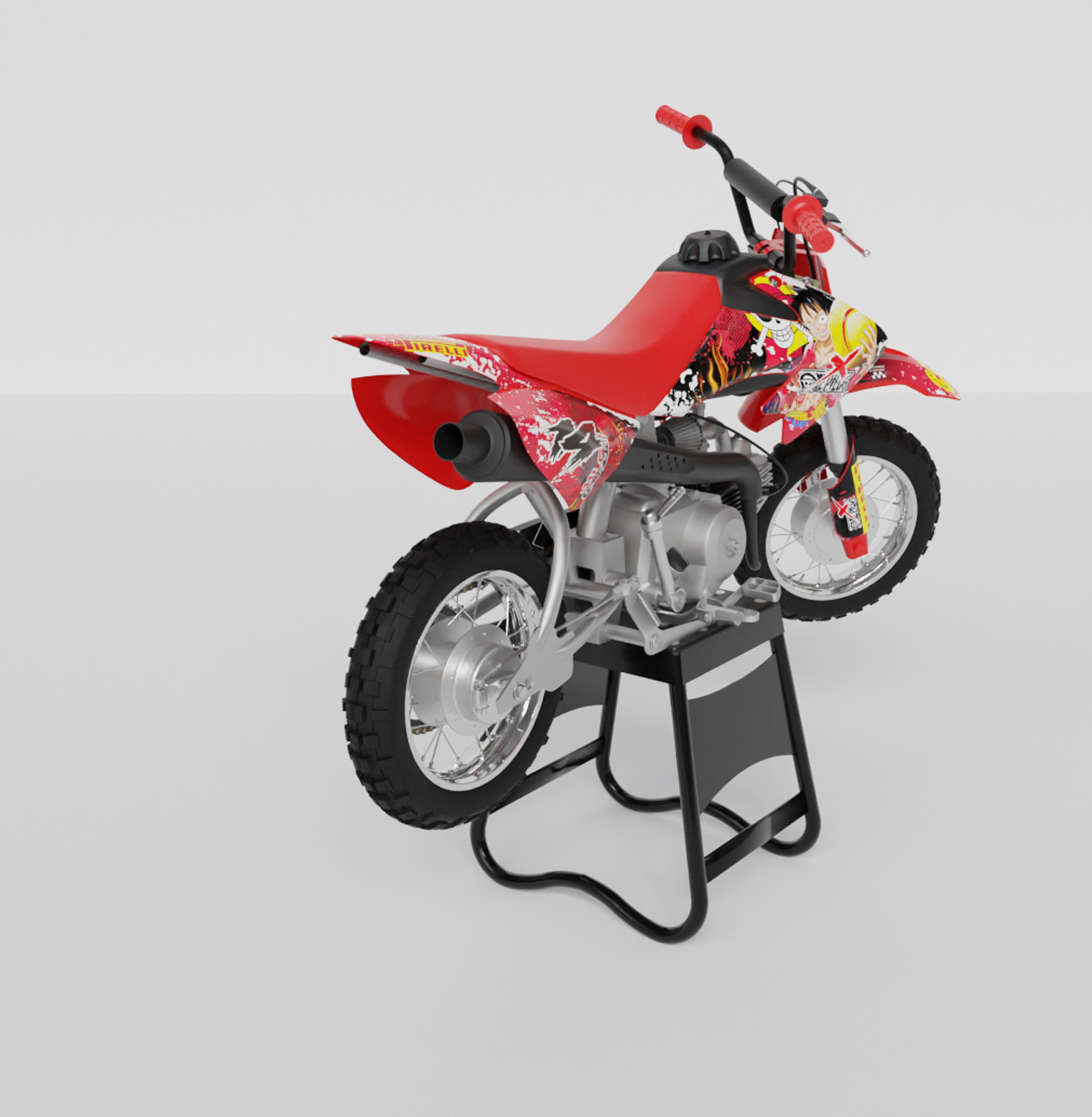 HONDA CRF 50 3D MODEL 3D model_2