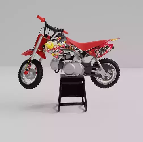 HONDA CRF 50 3D MODEL
