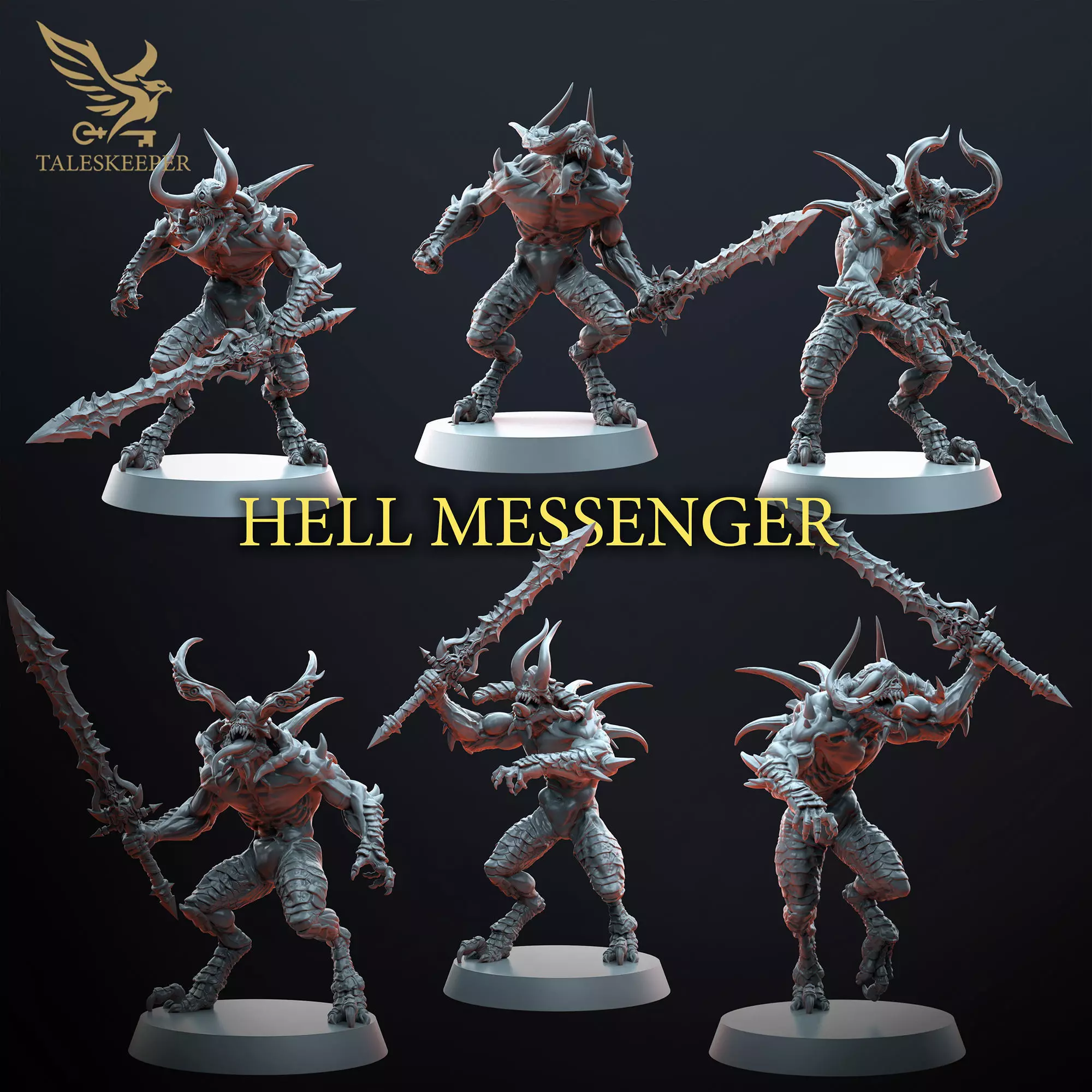 HELL MESSENGERS 3D print model