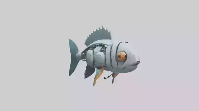 Robot version of a fish model