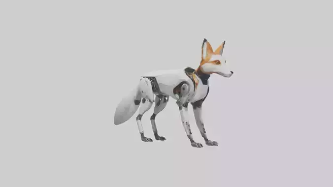Robot version of a fox model