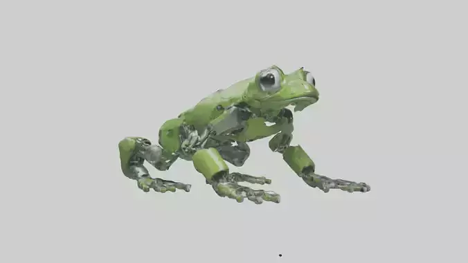 Robot version of a frog model