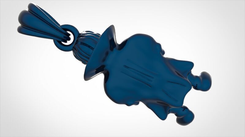 Vampire Pendant 3D print model_19