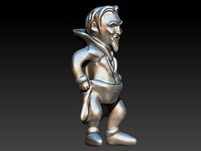 Vampire Pendant 3D print model_8