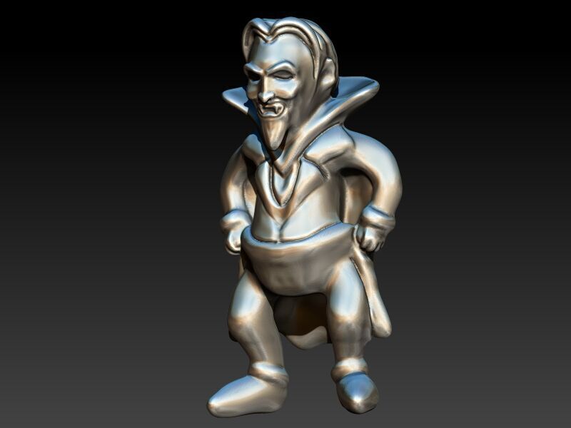 Vampire Pendant 3D print model_24