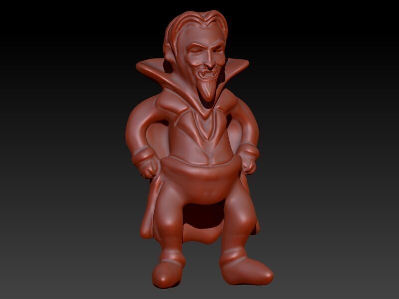 Vampire Pendant 3D print model_5