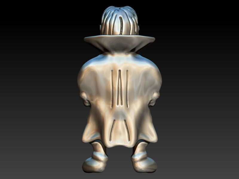 Vampire Pendant 3D print model_10