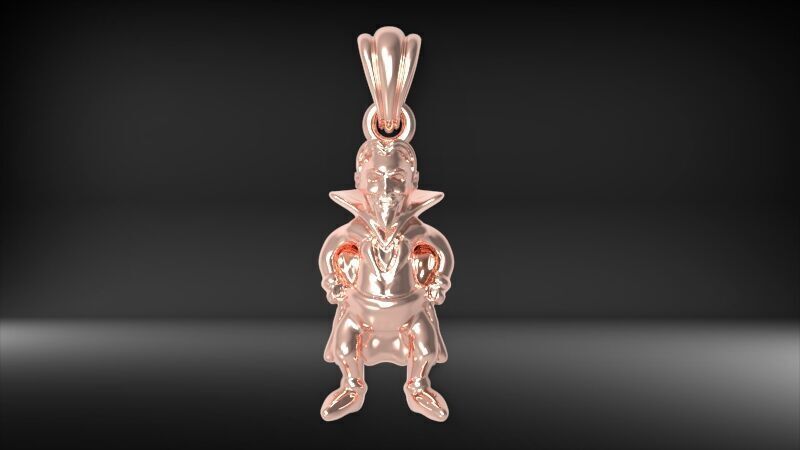 Vampire Pendant 3D print model_13