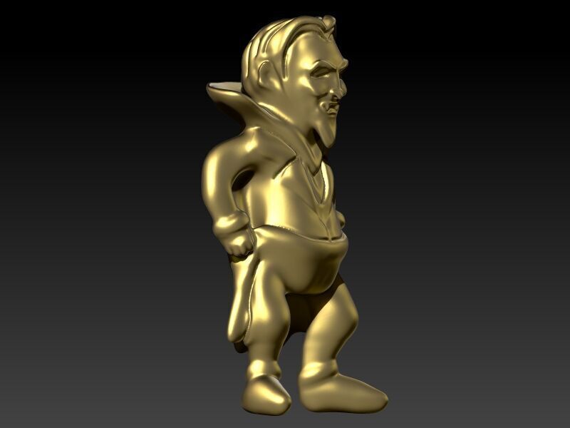 Vampire Pendant 3D print model_23