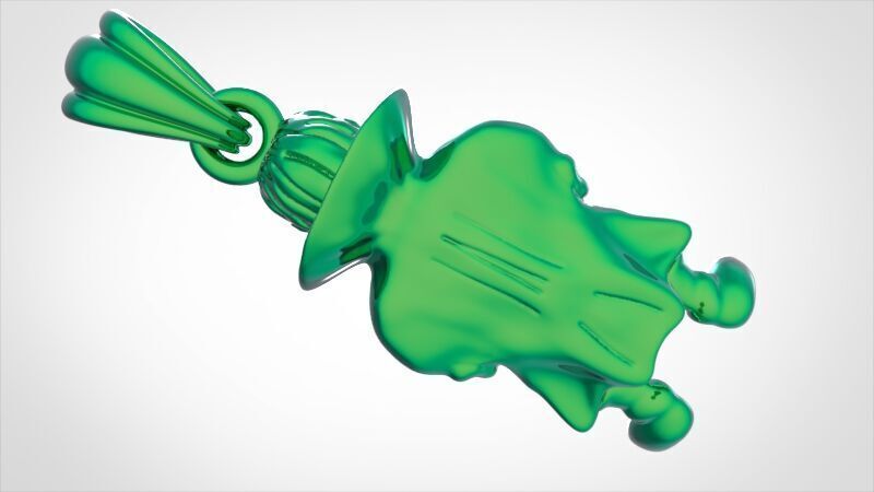 Vampire Pendant 3D print model_17