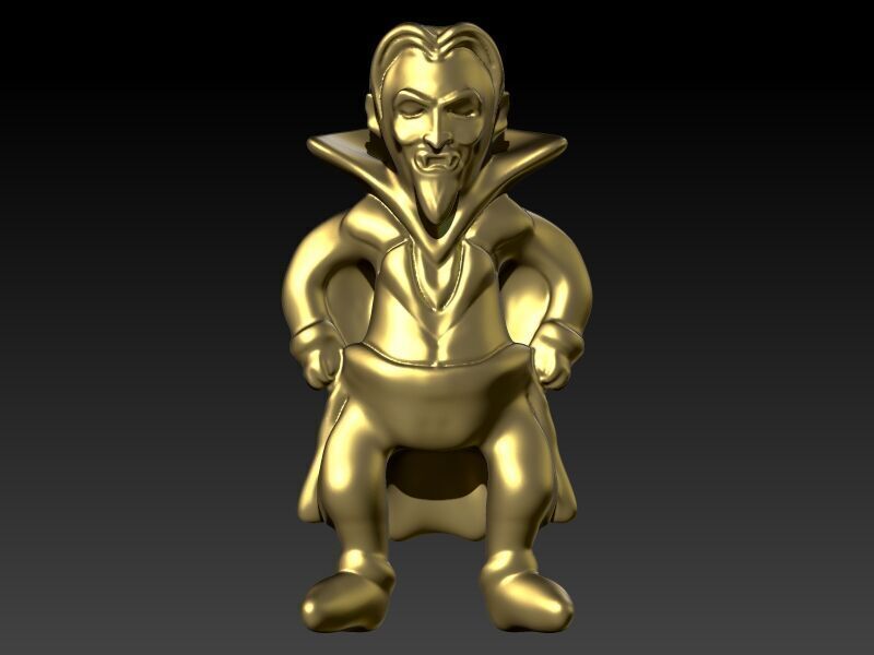Vampire Pendant 3D print model_1