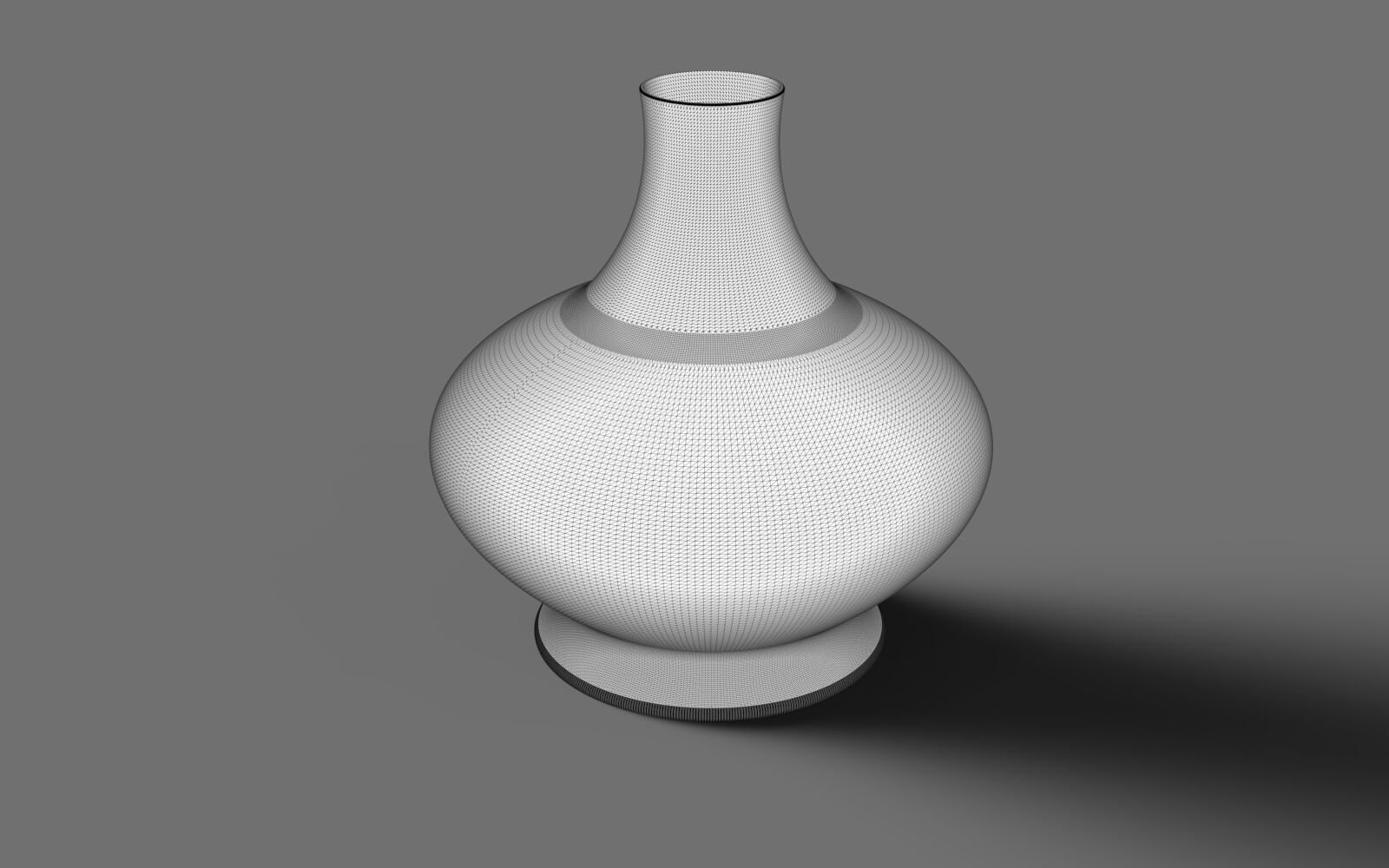 New glass vase design with special design 3D model_4