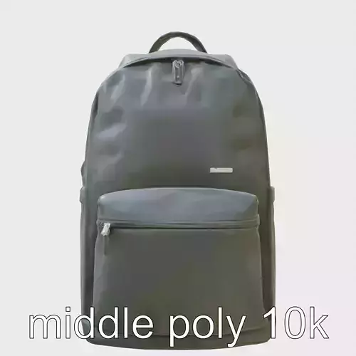 Realistic Urban Backpack 3D Model