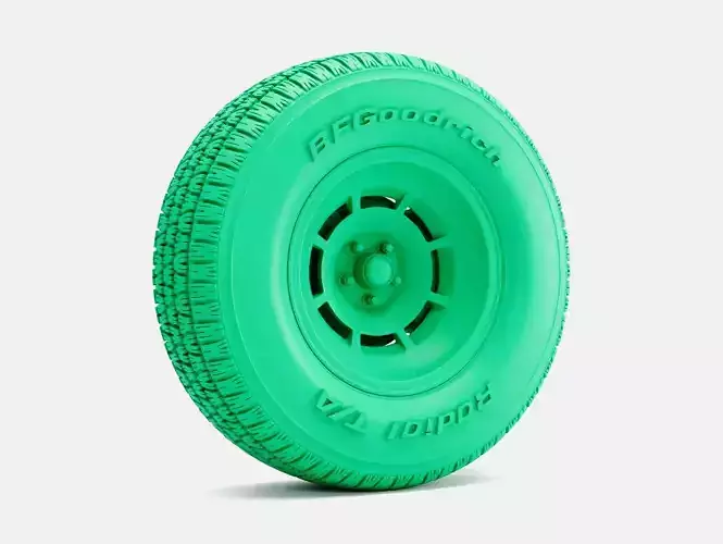 15x8 C3 Corvette YJ8 Wheel BFGoodrich Radial Tire 3D print model