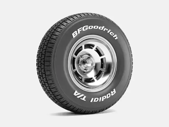 15x8 C3 Corvette YJ8 Wheel BFGoodrich Radial Tire