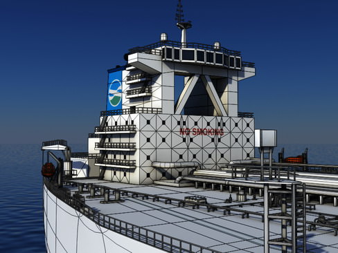 Oil Tanker 3D model_15