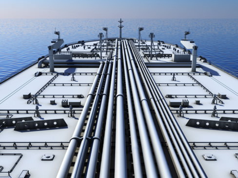 Oil Tanker 3D model_1